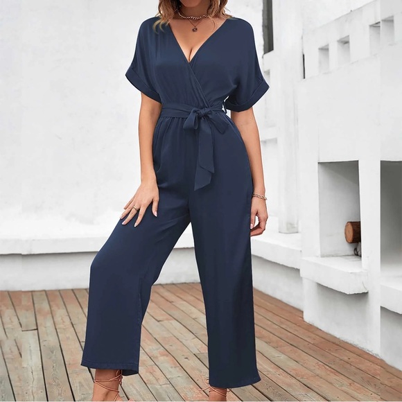 Anthropologie Pants - Bella Dahl Womens Jumpsuit Drawstring Waist Size Medium